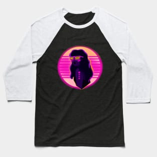 Vaporwave Girl Baseball T-Shirt